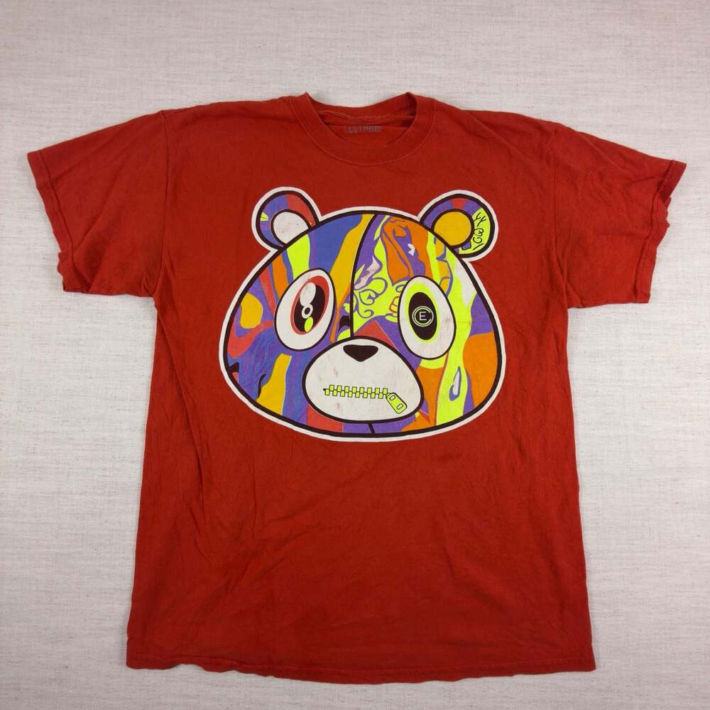 Effectus Clothing Red Graphic Bear T-Shirt